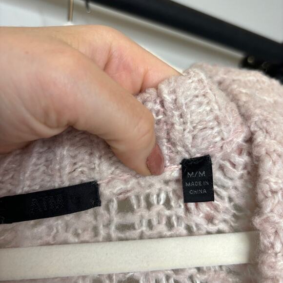 ATM Open Cable-Knit Cardgian - Picture 7 of 11